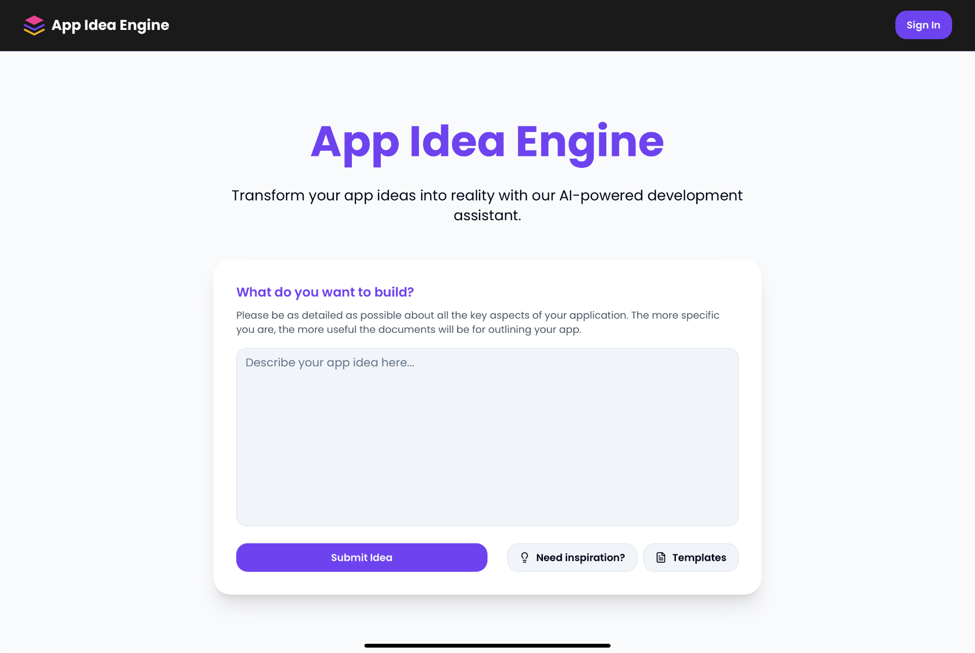 App Idea Engine illustration